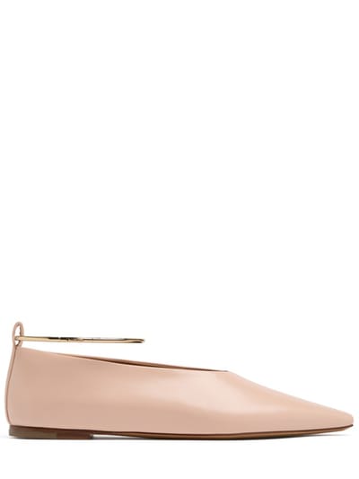 Jil Sander - Calfskin ballerinas with ankle ring