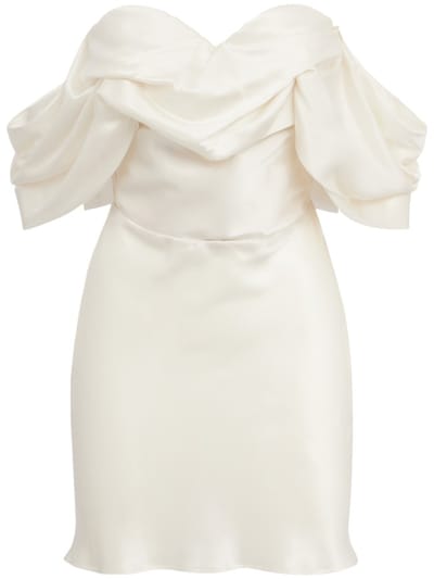 Giuseppe Di Morabito - Draped silk mini dress