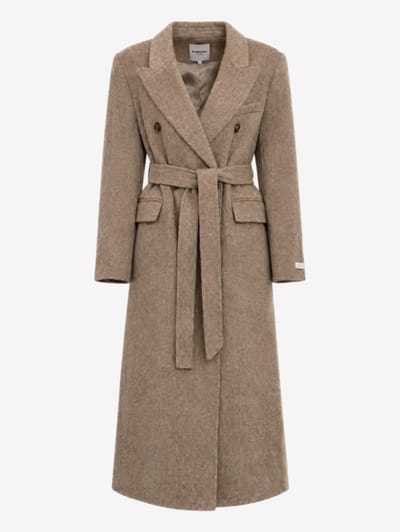 LA PISCINE - Belted double coat