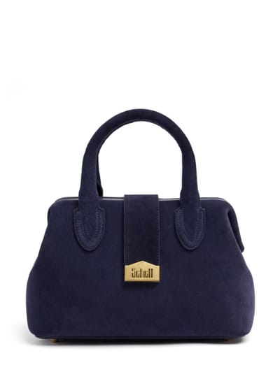 SCHELL - Small suede doctor bag