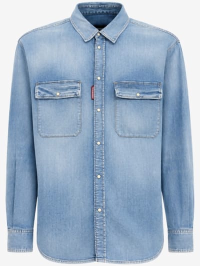 Dsquared2 - Canadian vintage-effect cotton shirt