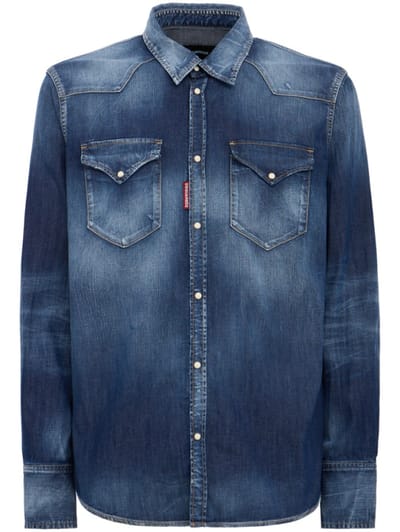 Dsquared2 - Stretch cotton western shirt