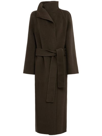 Khaite - Wool coat with belt