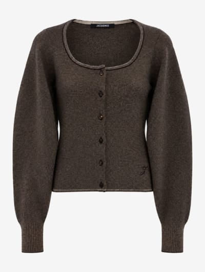Jacquemus - Wool and cashmere cardigan Tempo