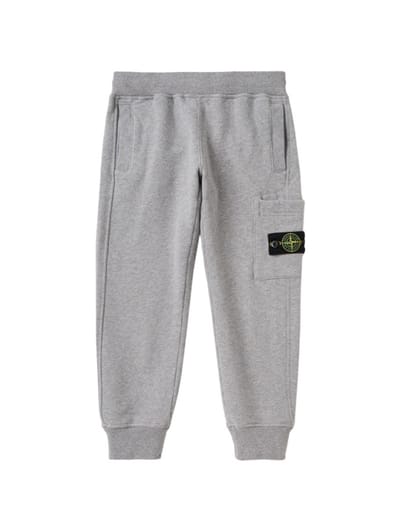 Stone Island Junior - Cotton cargo sweatpants