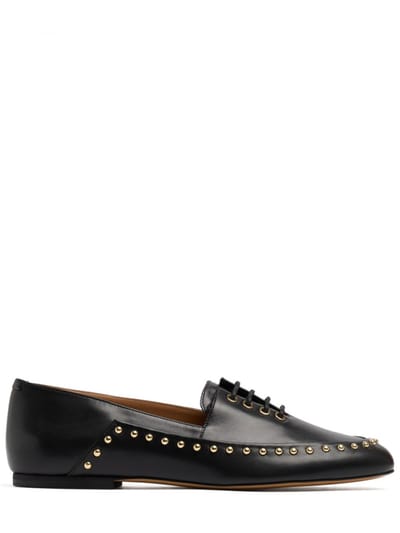 Jil Sander - Studded leather loafers