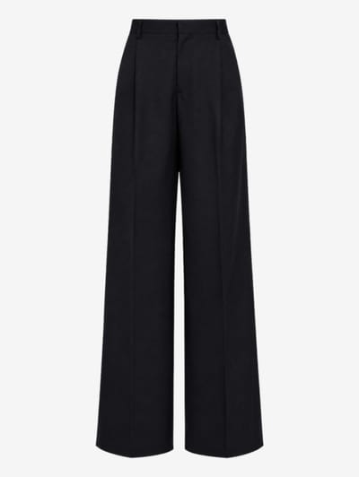 ANIPS - Merino wool wide leg pants 