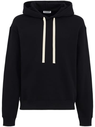 Jil Sander - Cotton logo print hoodie