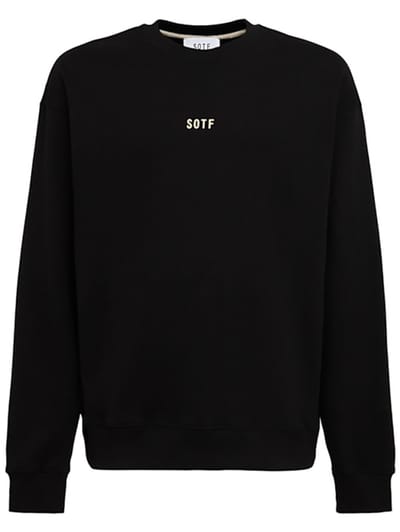 SOTF - Cotton crewneck sweatshirt with logo