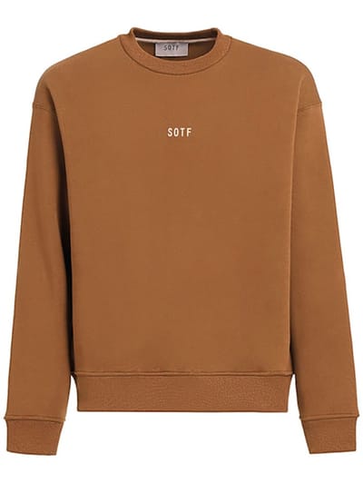 SOTF - Cotton crewneck sweatshirt with logo
