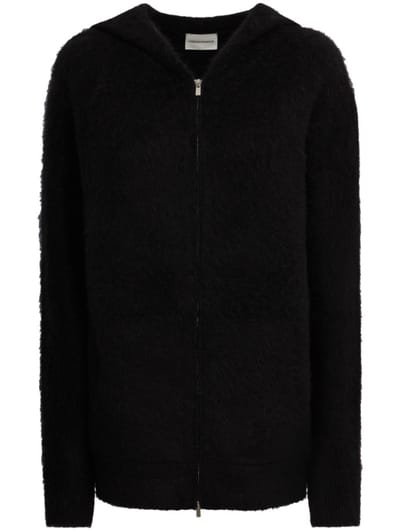 7 For All Mankind - Alpaca knit zip-up hoodie