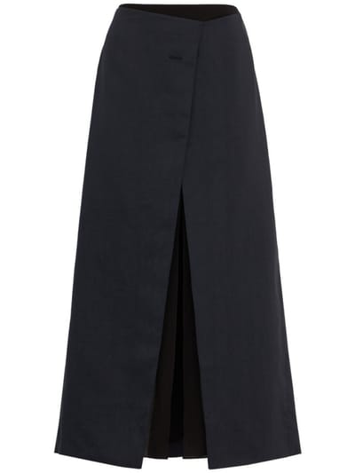 Khaite - Maxi skirt with front slit