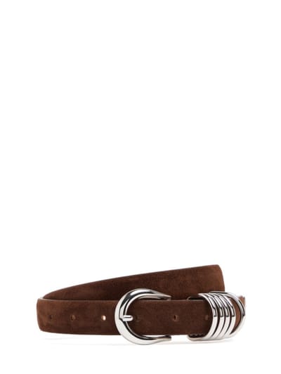 Déhanche - Hollyhock calfskin belt