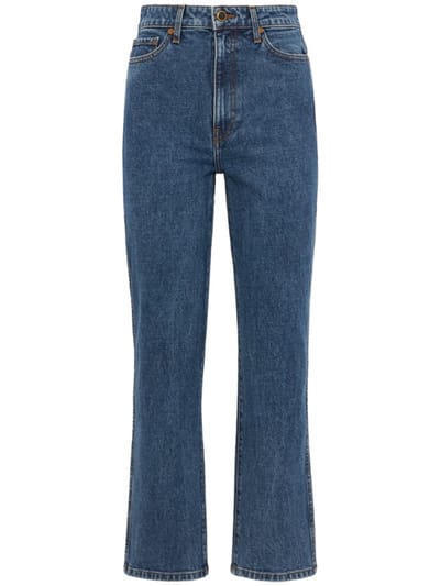 Khaite - Abigail cotton flared jeans
