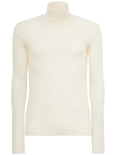 Jil Sander - Cotton jersey turtleneck T-shirt