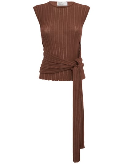 Giuseppe Di Morabito - Knotted jersey top