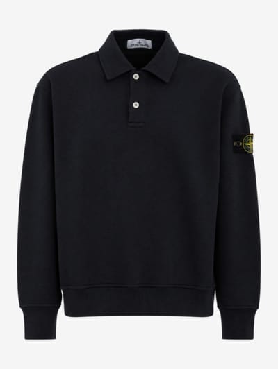 Stone Island - Logo cotton polo