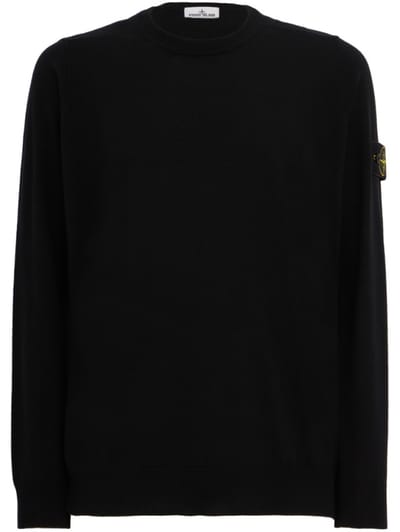 Stone Island - Logo crewneck knit sweater