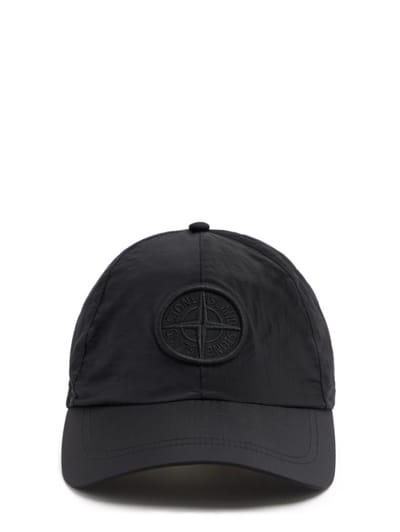 Stone Island - Baseball cap with embossed logo