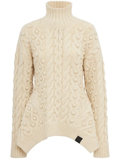Stella McCartney - Cable-knit virgin wool sweater