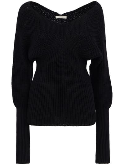 Lemaire - Off shoulder jumper