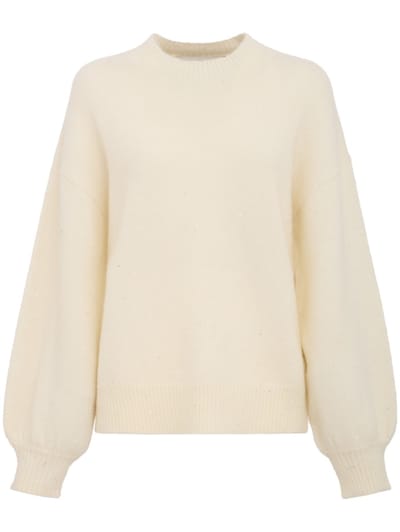 CRUNA - Oversized crewneck knit sweater