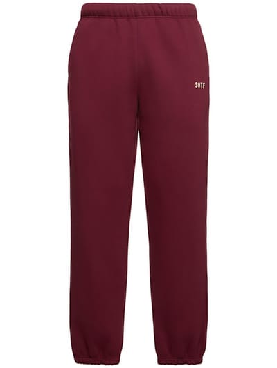 SOTF - Cotton joggers with logo print