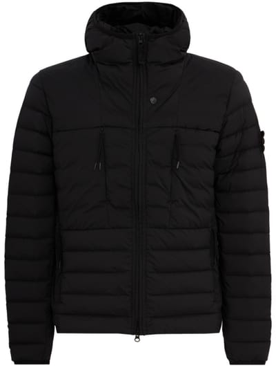 Stone Island - Lightweight hooded nylon down jacket