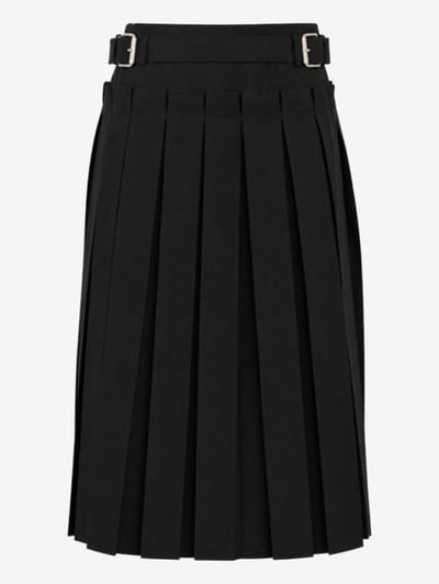 LA PISCINE - Pleated skirt