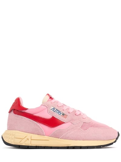 Autry - Reelwind Low nylon and suede sneakers
