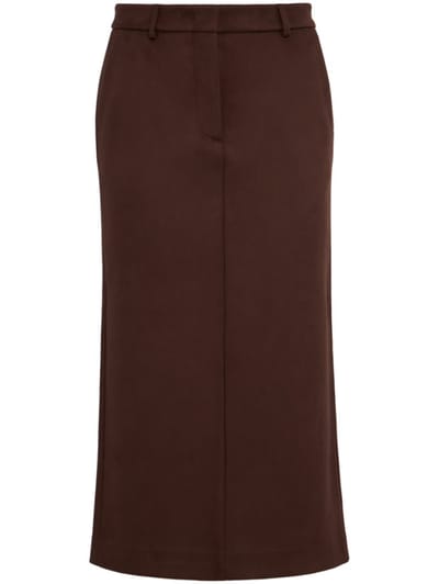 CRUNA - Pencil skirt with back slit