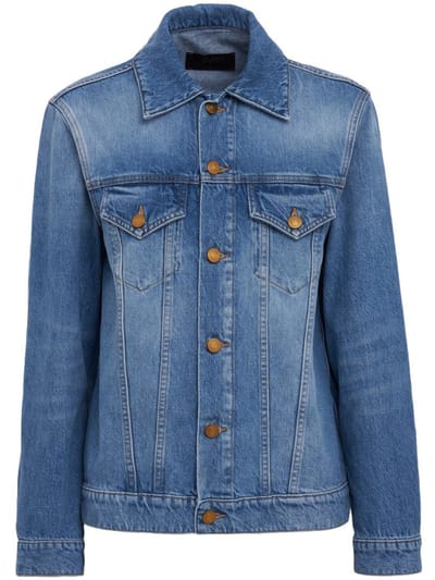 SEAFARER - Cotton denim jacket with flap pockets