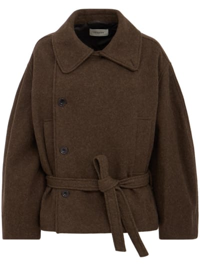 Lemaire - Short wrap coat