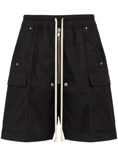 Rick Owens - Cargobelas cotton shorts