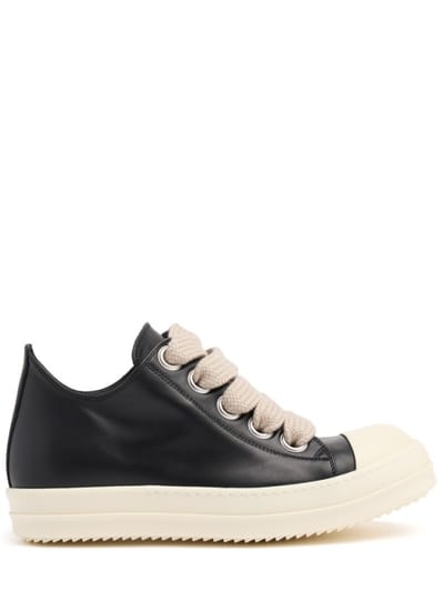 Rick Owens - Jumbolace lambskin low-top sneakers