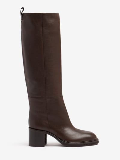 FABI - Hohe Stiefel aus Nappaleder mit Absatz