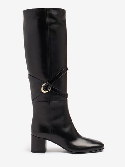 FABI - Hohe Stiefel aus Leder mit Absatz