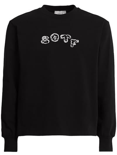 SOTF - Long-sleeved cotton T-shirt with print