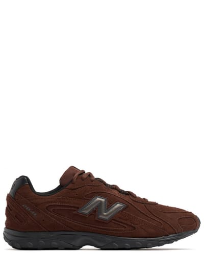 New Balance - Calfskin low-top sneakers