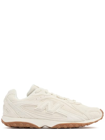 New Balance - Calfskin running sneakers with perforations