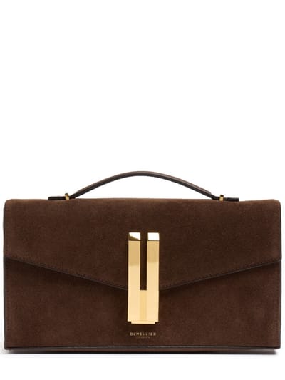 DeMellier - Suede Vancouver clutch with handle