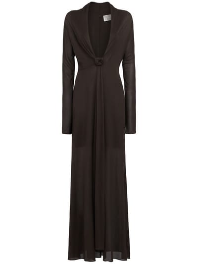 Giuseppe Di Morabito - Draped long dress with knot