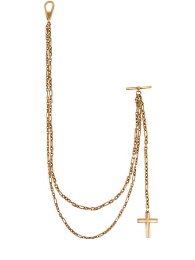 Khaite - Gold-plated brass wallet chain
