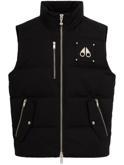 Moose Knuckles - Cotton down vest with zip