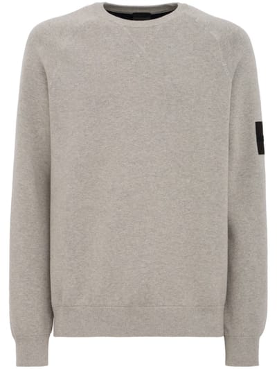 OUTHERE - Woodveil cotton blend crewneck sweater