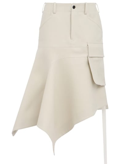 Sacai - Wool Melton Skirt