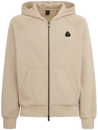 Moose Knuckles - Cotton zip-up hoodie
