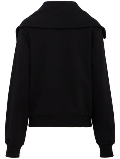 7 For All Mankind: Hoodie zippé à col montant