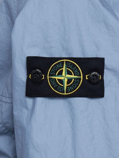 Stone Island: Short hooded nylon parka