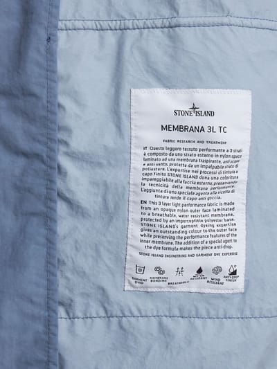 Stone Island: Short hooded nylon parka